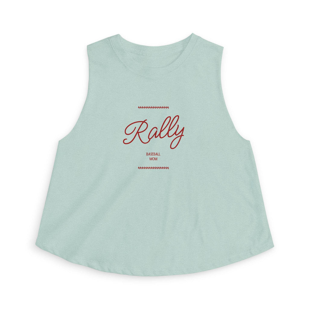 Rally Baseball Mom Crop Top | Athleisure Game Day Tank