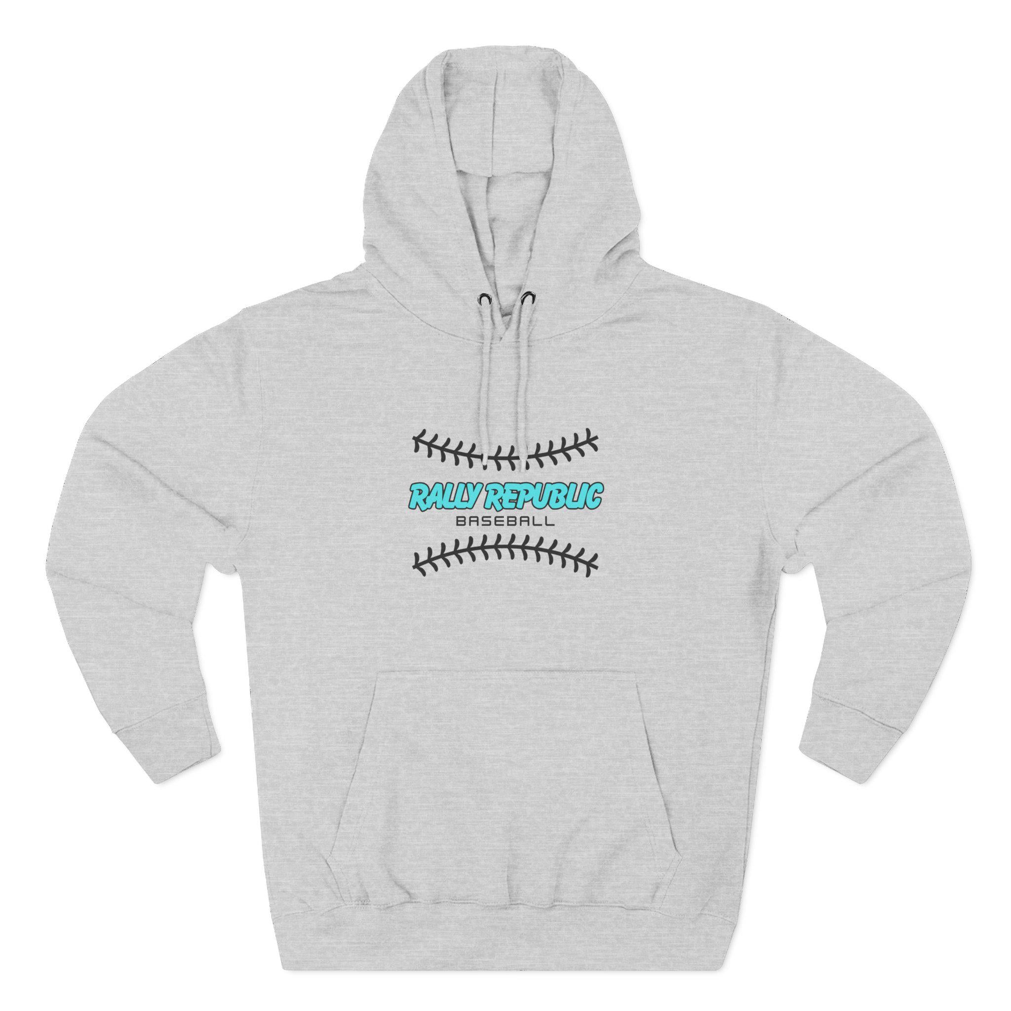 Rally Republic Trademark Baseball Logo Adult Hoodie