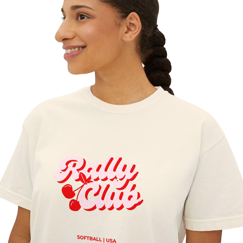 Rally Girl Club Boxy Tee, by Rally Republic