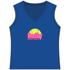 Rally Republic Softball Women's Sleeveless Competitor V-Neck Tee