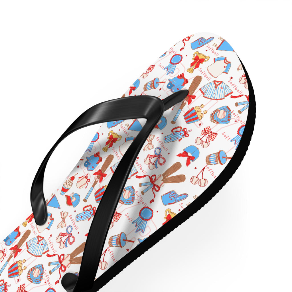 Softball Tournament Flip Flops, by Rally Republic