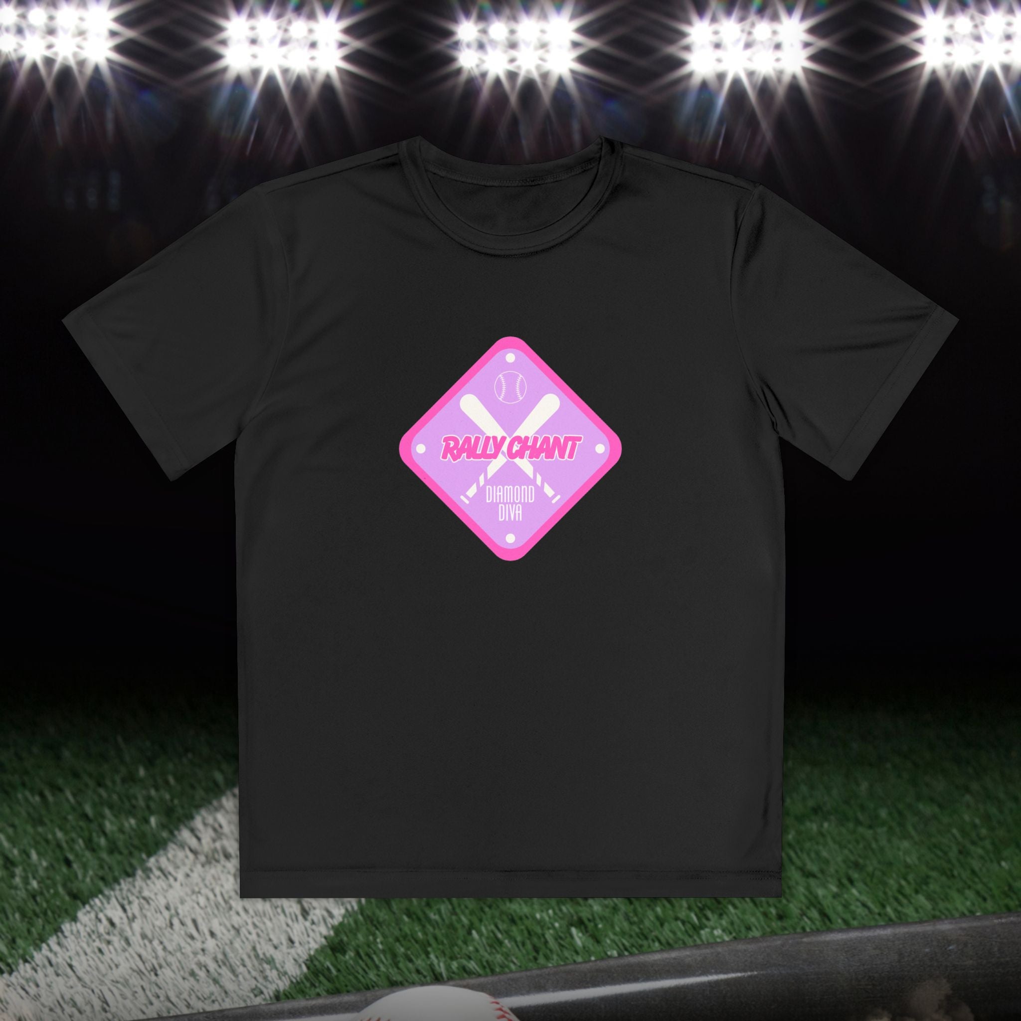 Diamond Diva Girls Athletic Tee