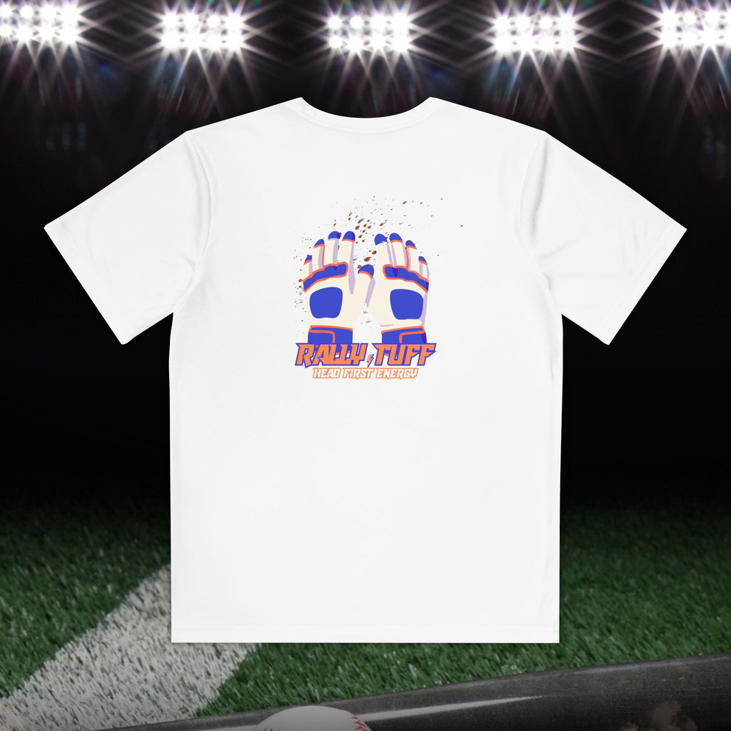 Rally TUFF “Head First Energy” Youth Athletic Tee