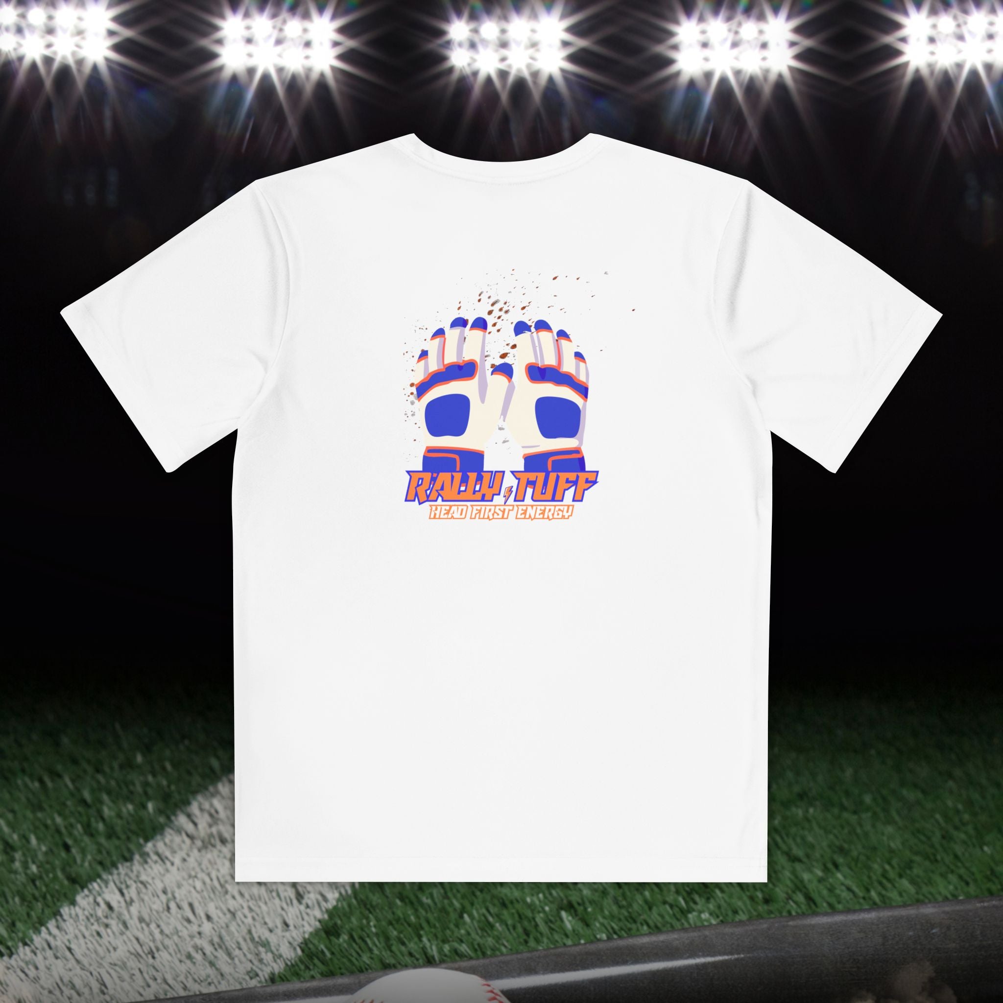 Rally TUFF “Head First Energy” Youth Athletic Tee