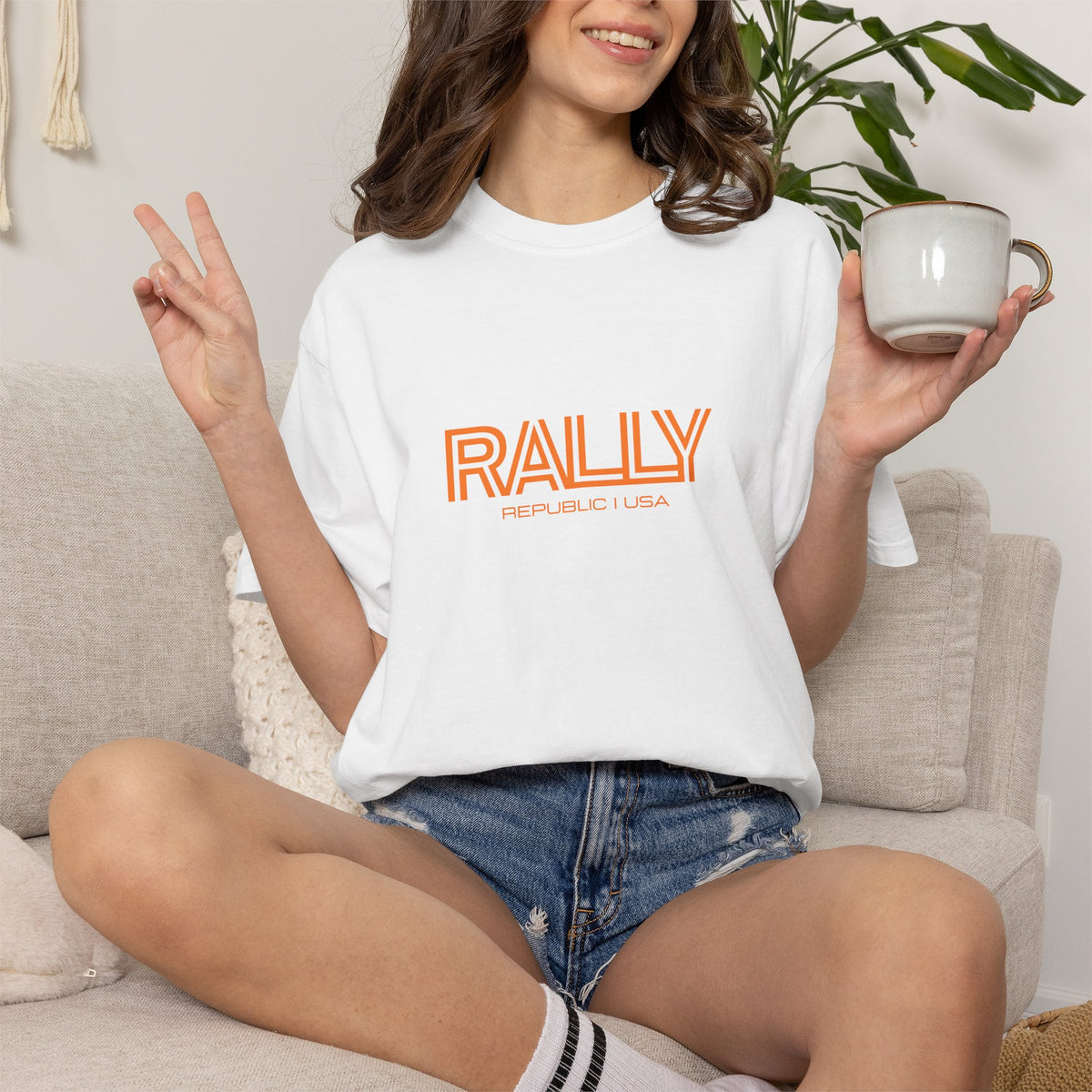 RALLY Weekender Heavyweight Cotton Tee | Unisex