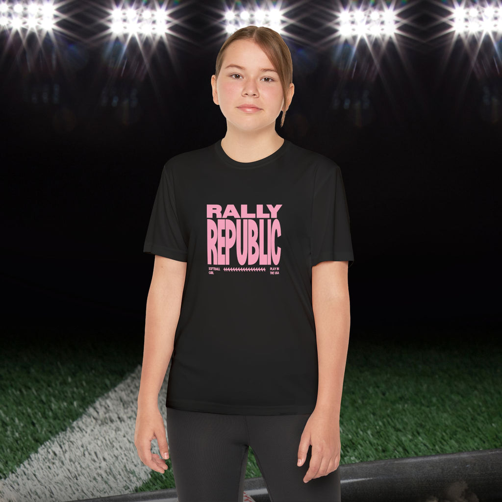 Play In The USA Girl’s Athletic Tee