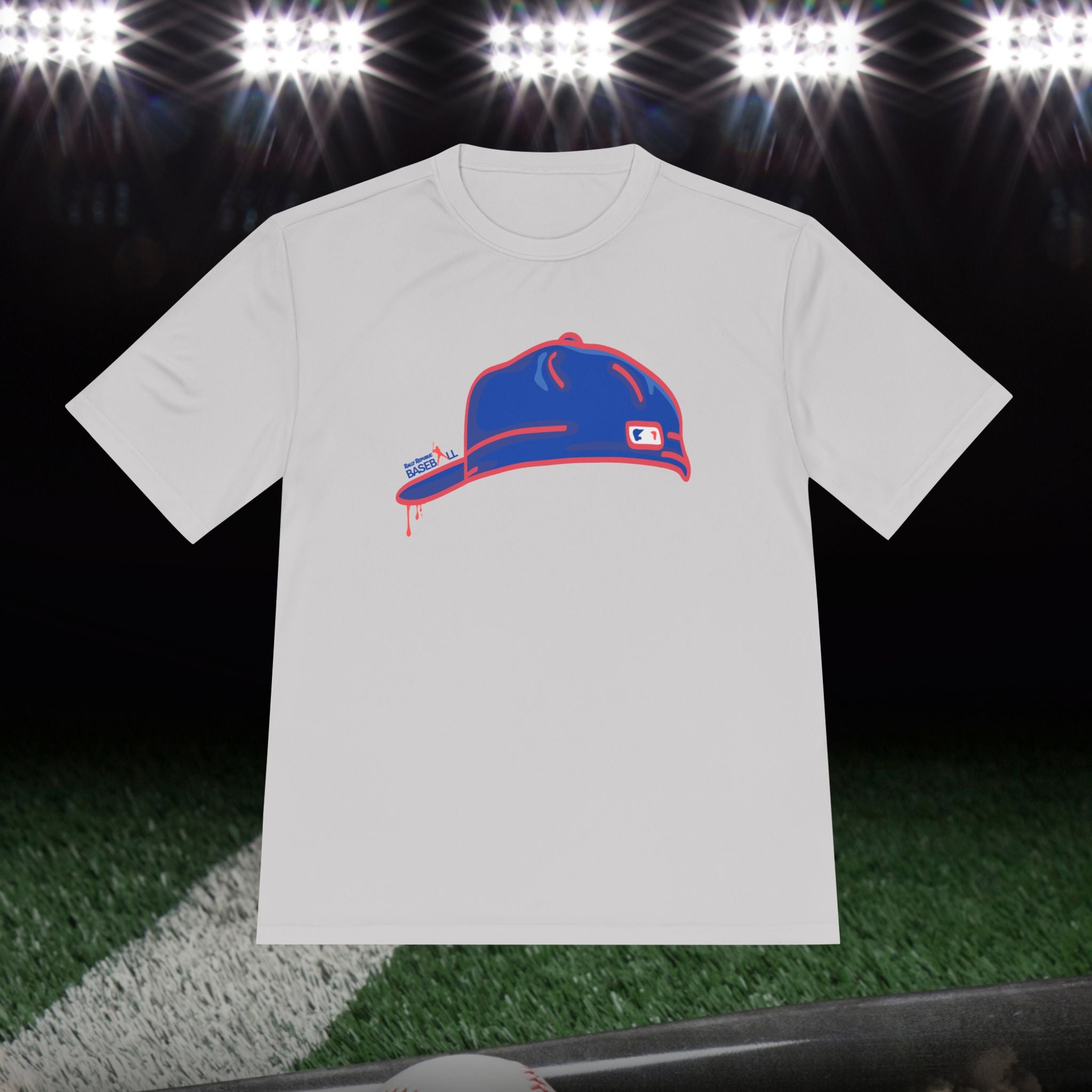 The Backwards Rally Cap Men’s Athletic Tee