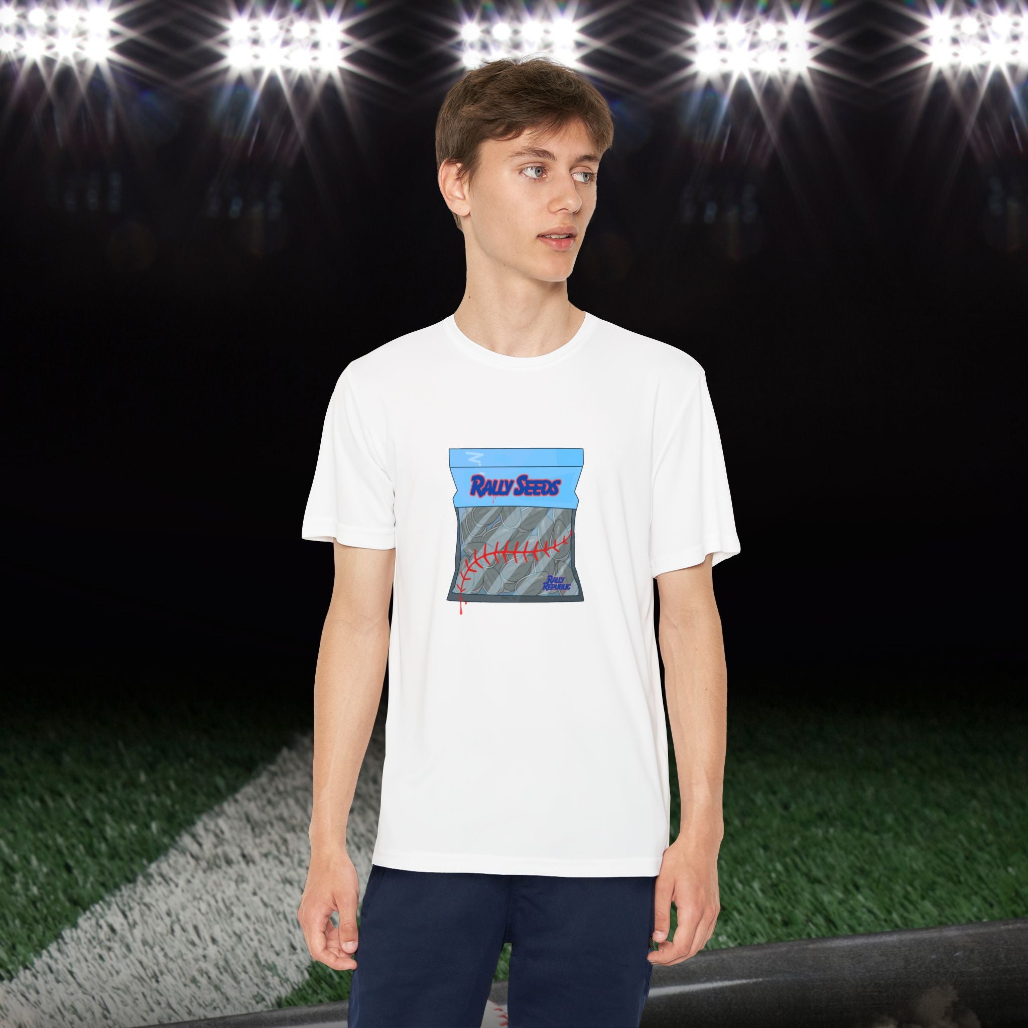 Pass The Rally Seeds Boy’s Athletic Tee