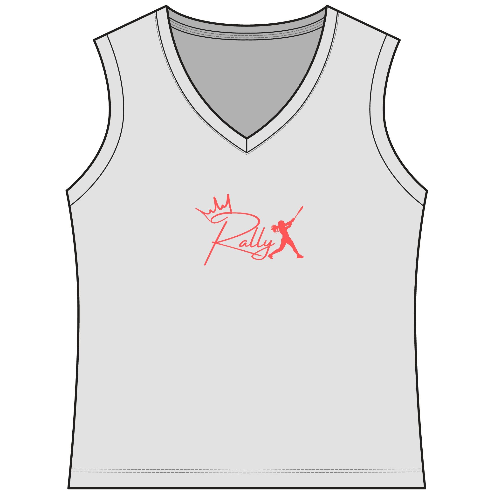 Rally Royalty Women's Sleeveless Athletic Tee