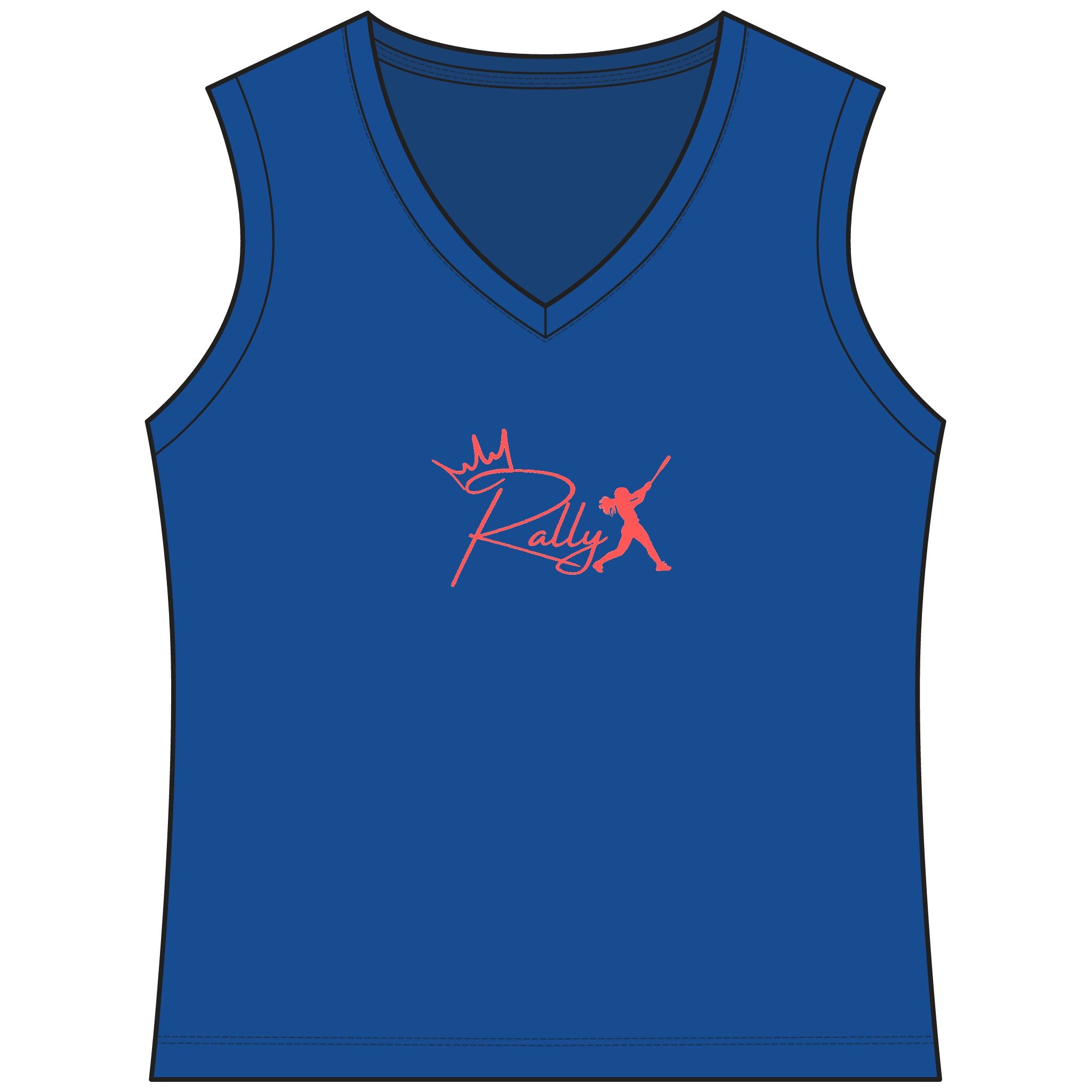 Rally Royalty Women's Sleeveless Athletic Tee