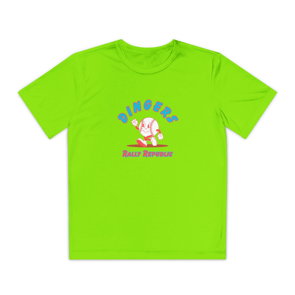 Dingers Youth Competitor Tee, by Rally Republic