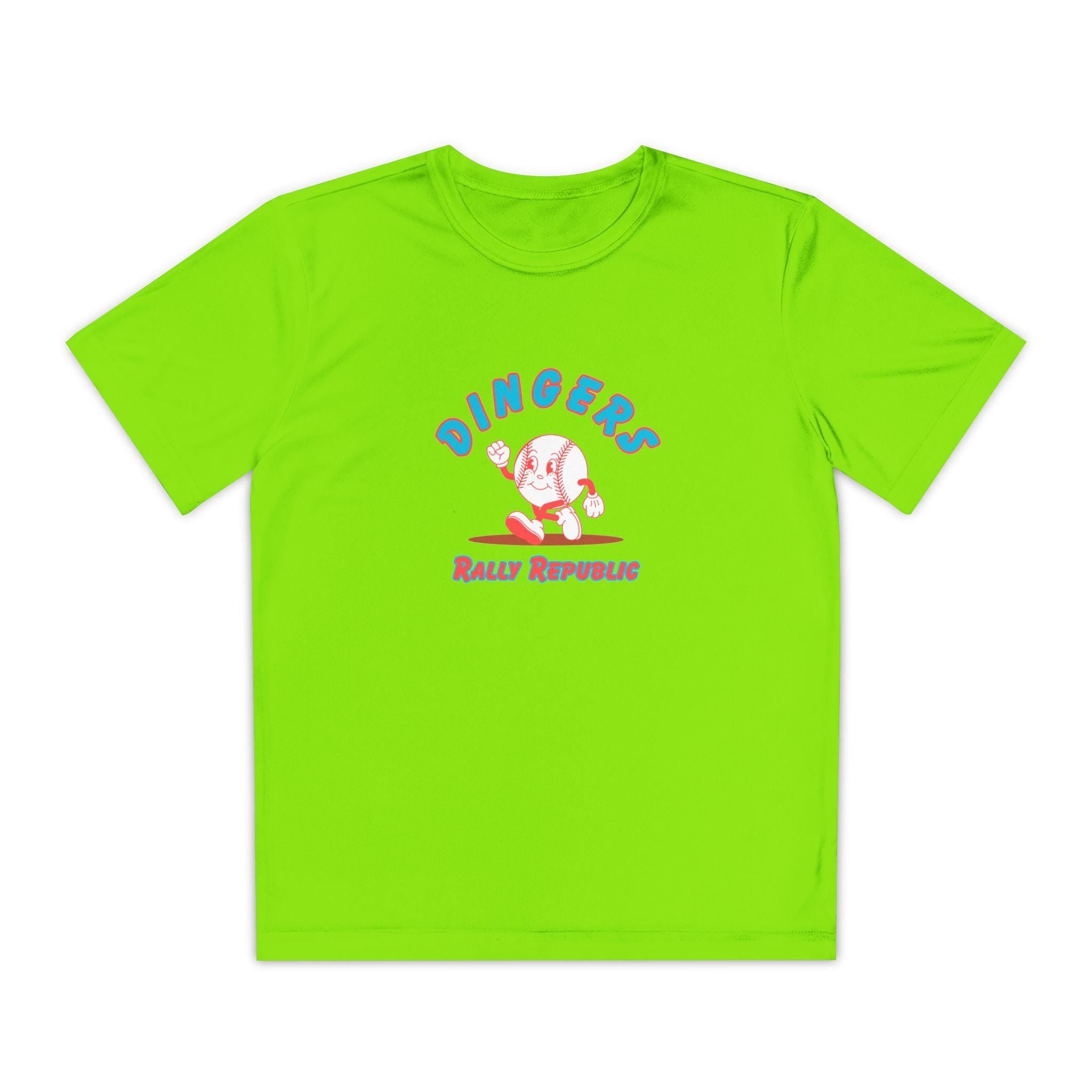 Dingers Youth Competitor Tee, by Rally Republic