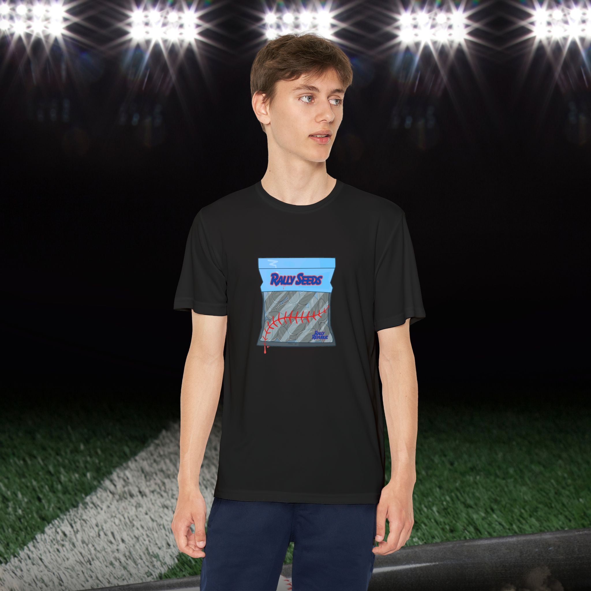 Pass The Rally Seeds Boy’s Athletic Tee