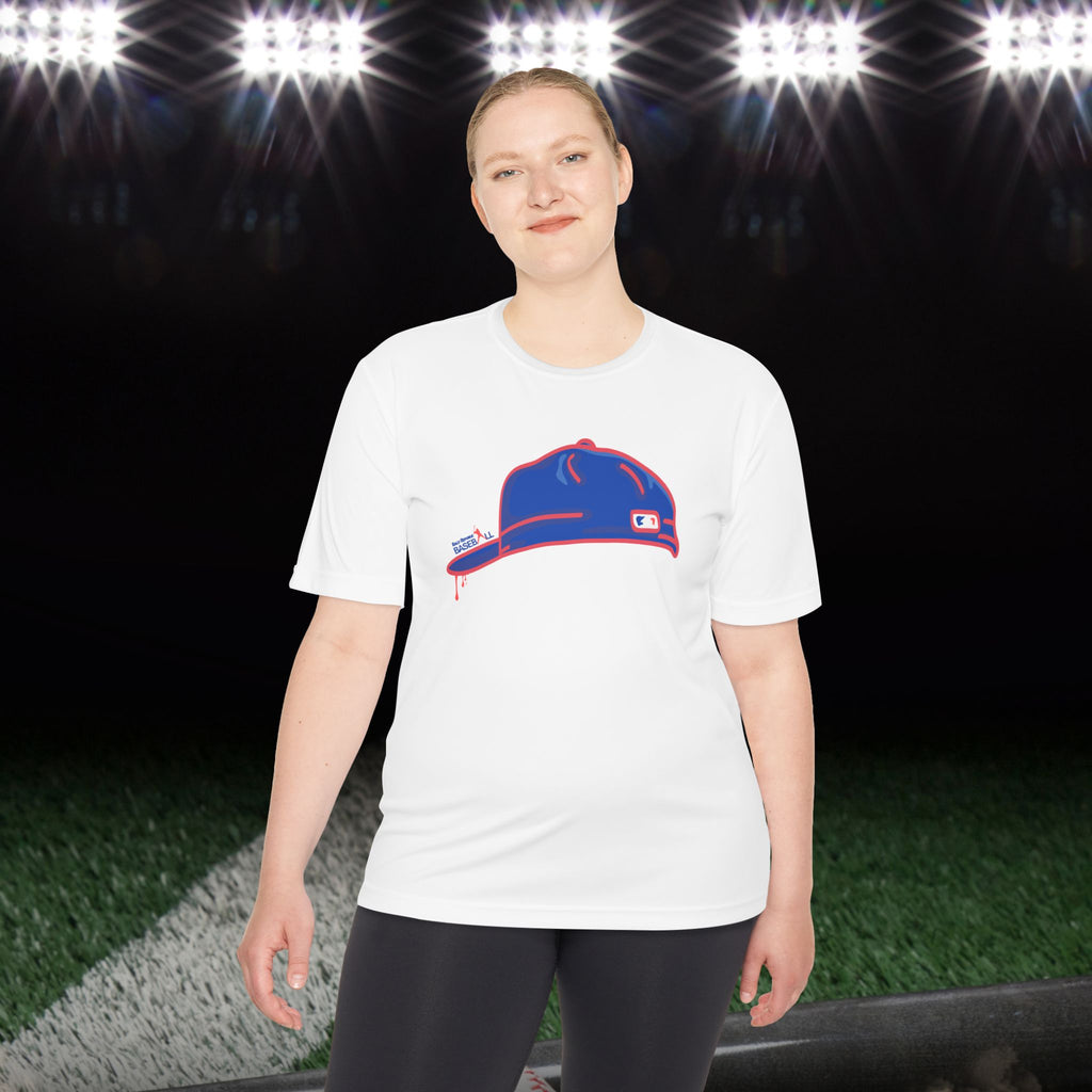 The Backwards Rally Cap Men’s Athletic Tee
