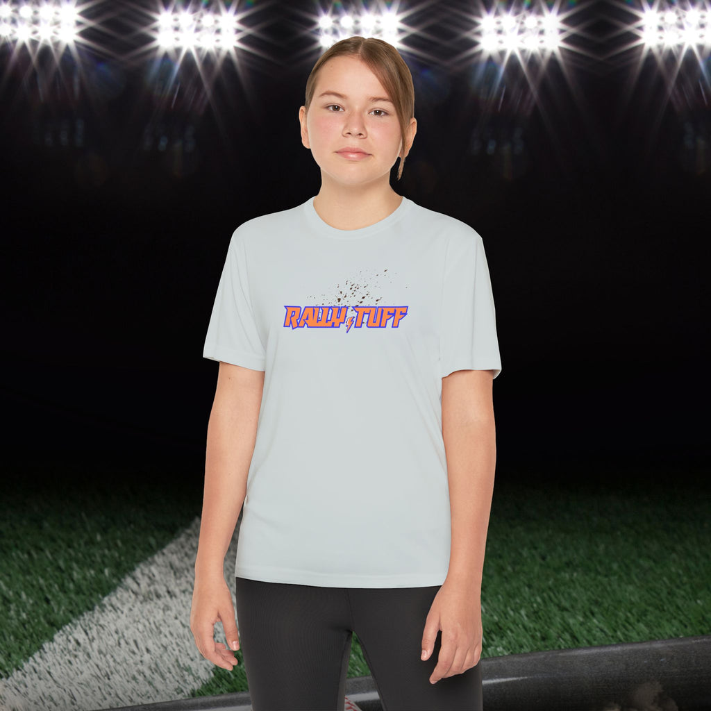 Rally TUFF “Head First Energy” Youth Athletic Tee
