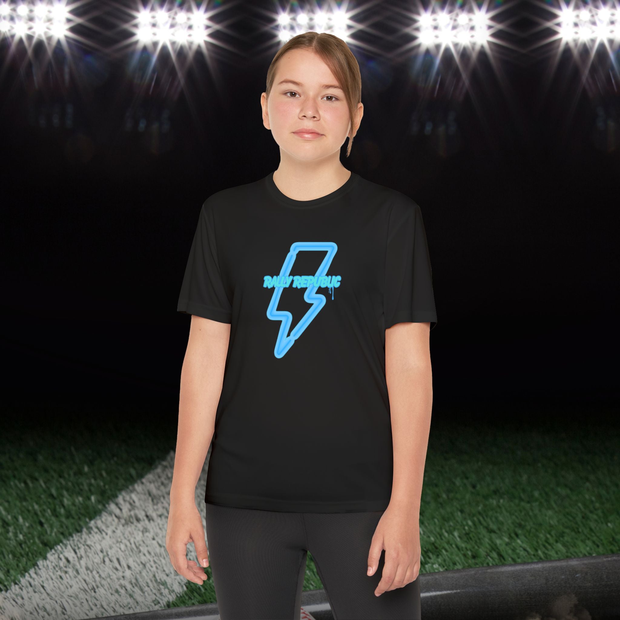 Rally Ball Energy Boy’s Athletic Tee