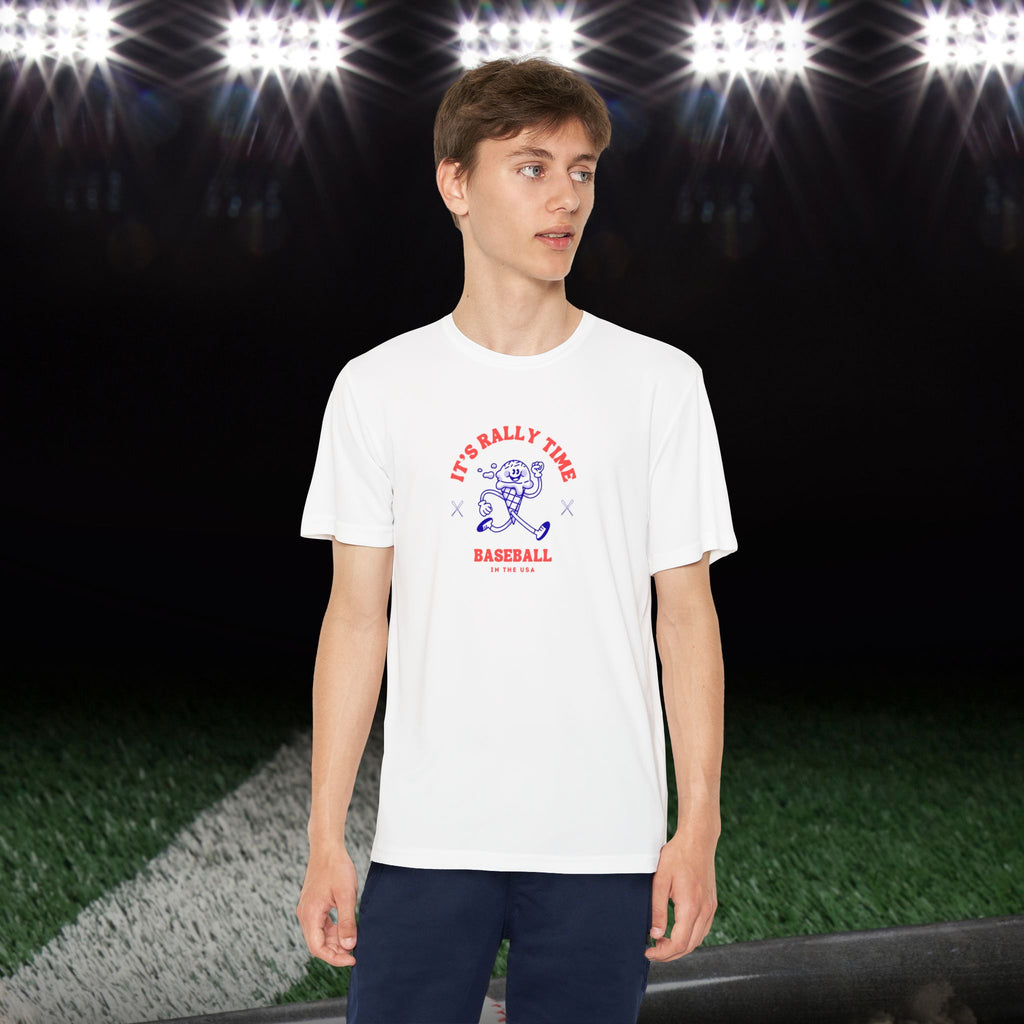 Baseball In The USA Boy’s Athletic Tee