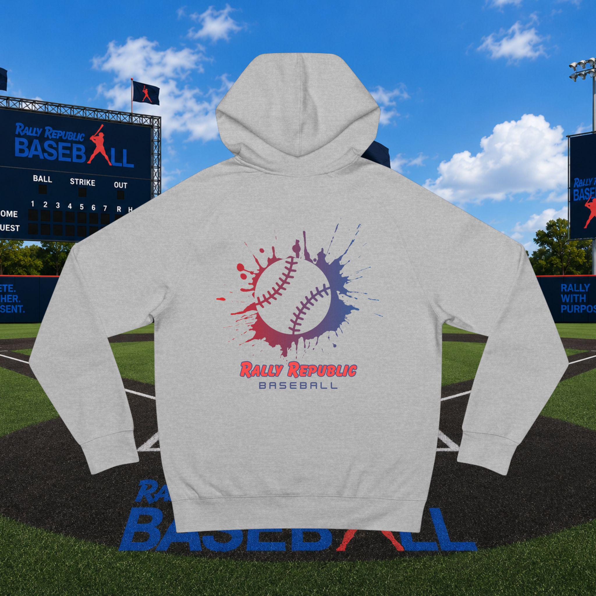 Rally Republic Hitter Logo Adult Baseball Hoodie