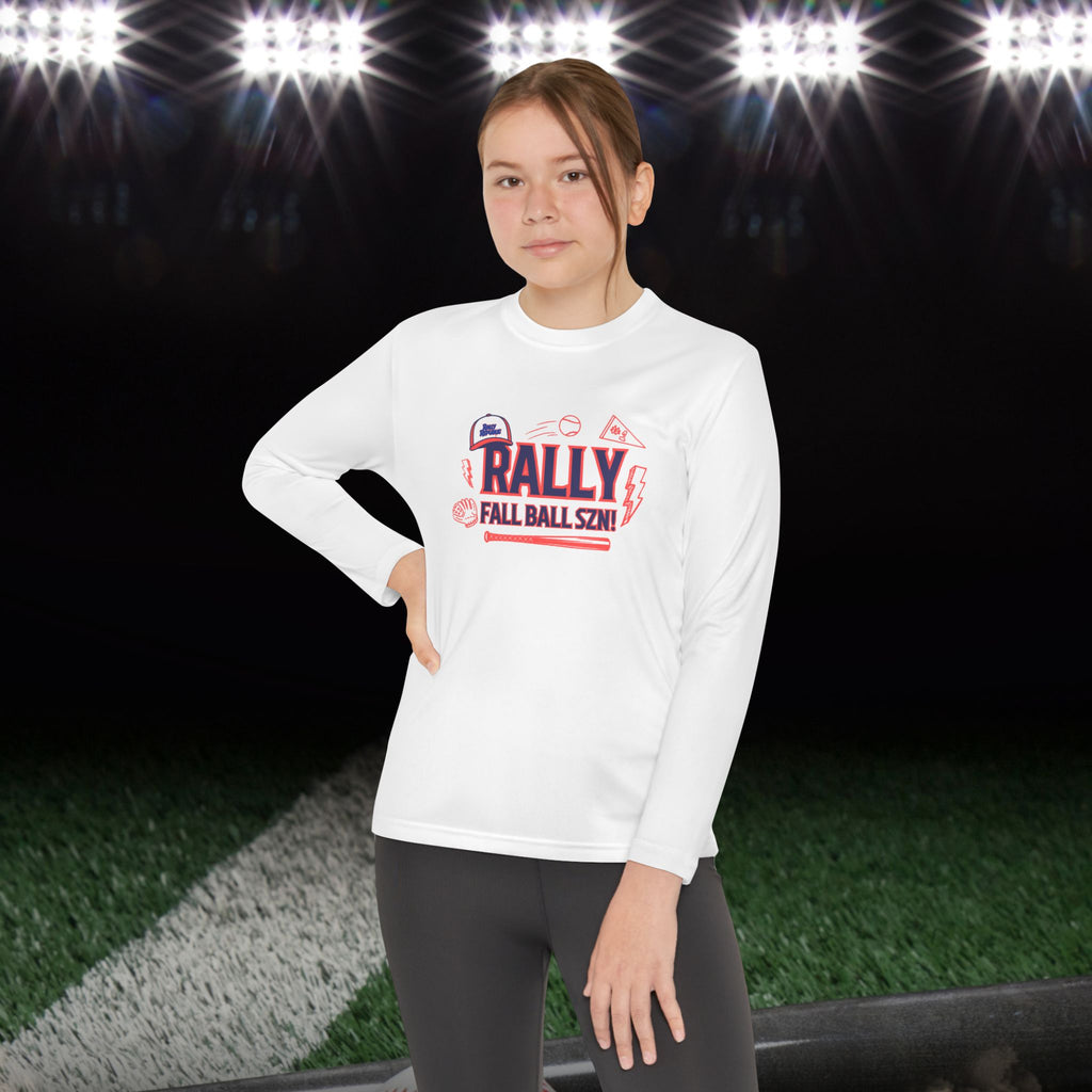 Rally FALL BALL SZN Youth Long Sleeve Athletic Tee