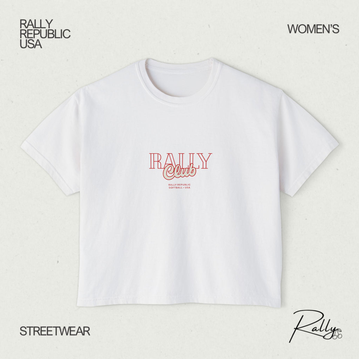 Rally Club Campus Days Women's Boxy Tee
