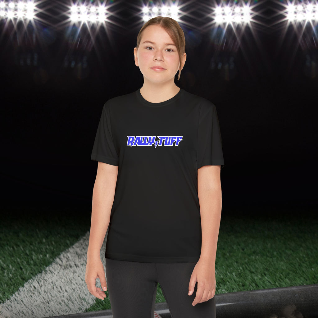 Rally TUFF “About That Work” Catching Reps Youth Athletic Tee