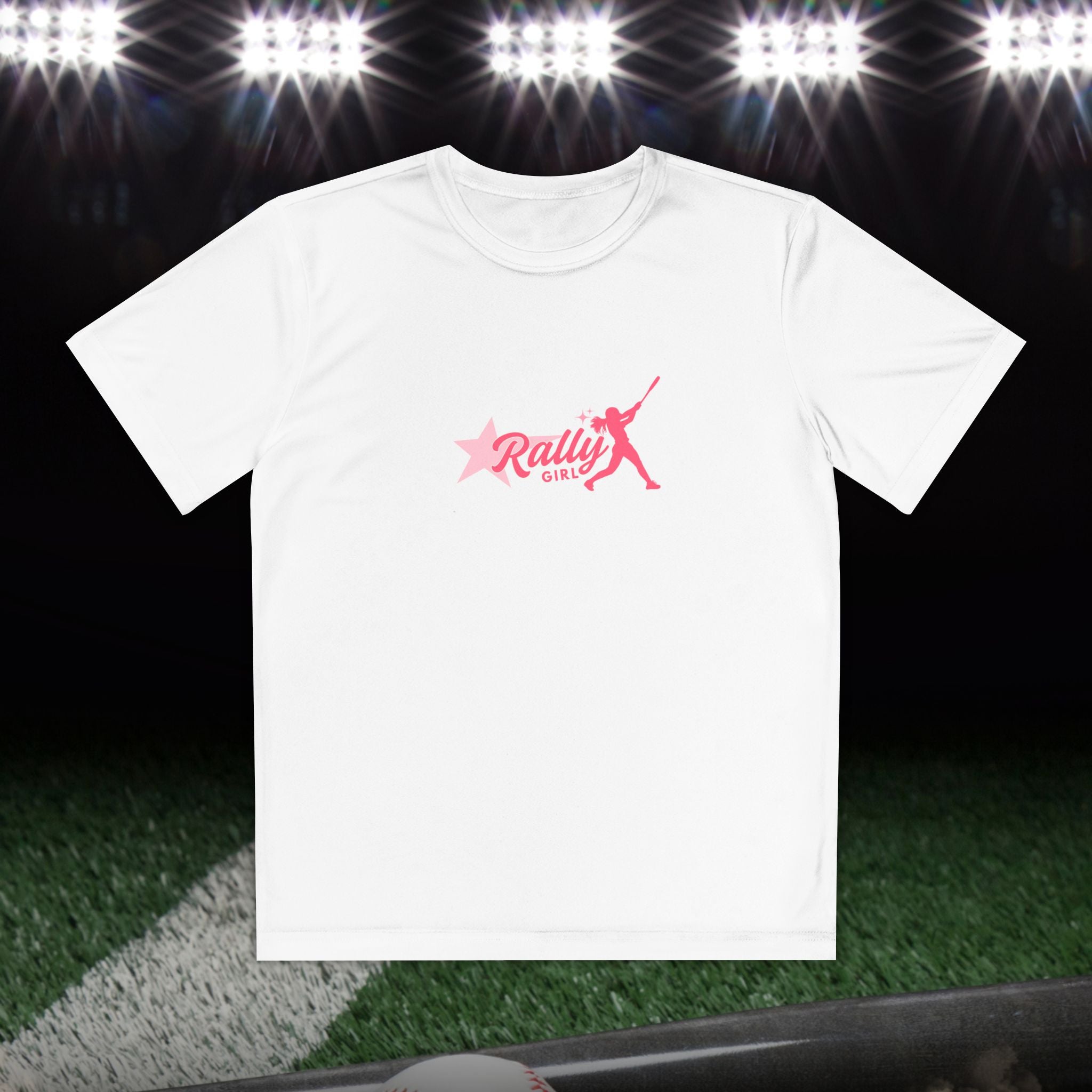 RallyGirl Star Girl’s Athletic Tee