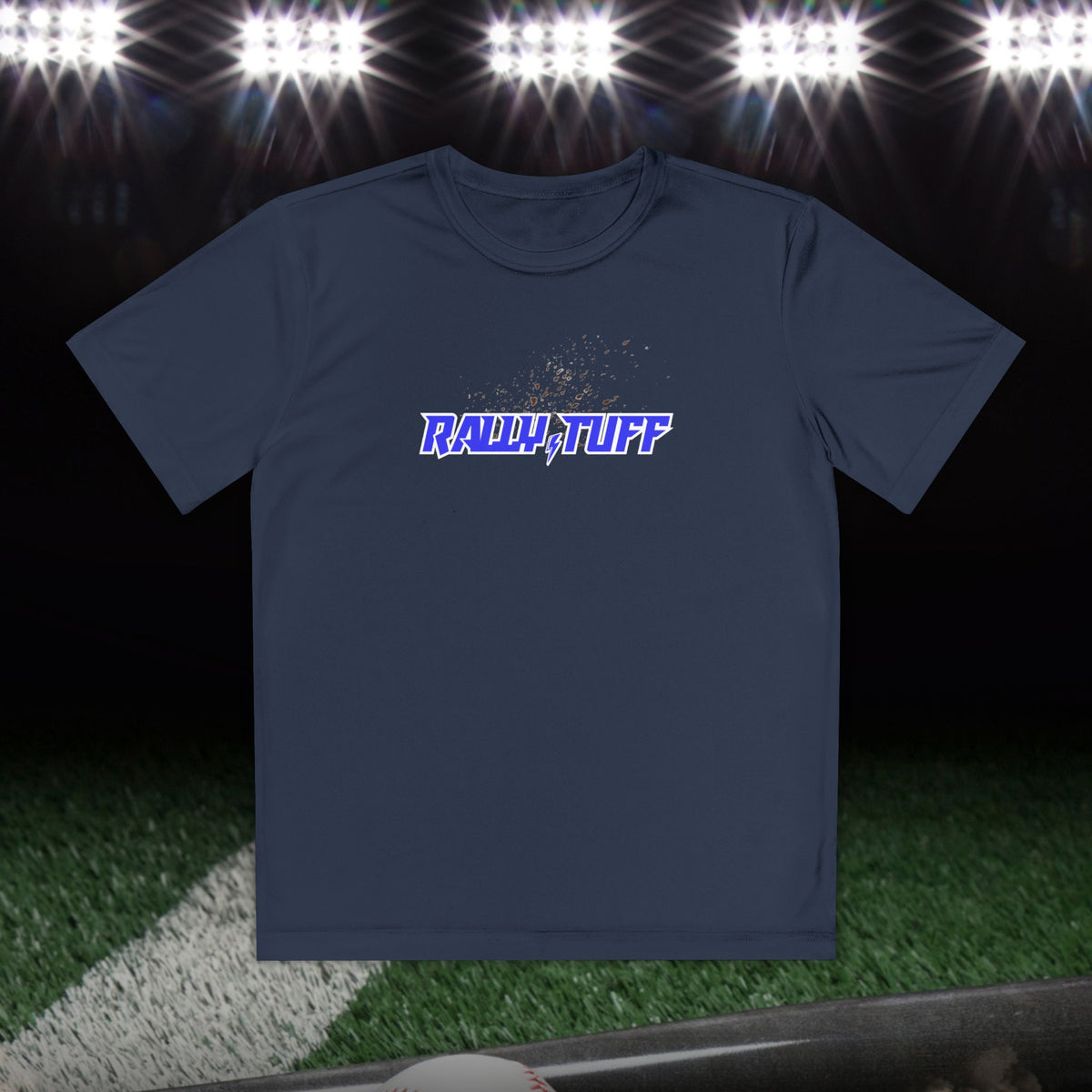 Rally TUFF “Head First Energy” Youth Athletic Tee