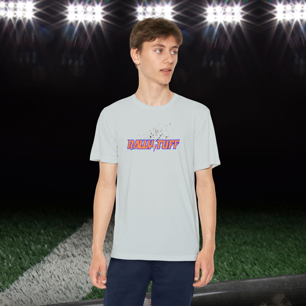 Rally TUFF “Head First Energy” Youth Athletic Tee
