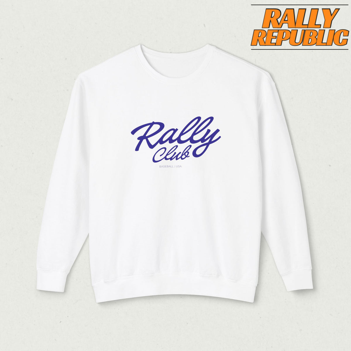 Rally Club Baseball Men’s Lightweight Crewneck Sweatshirt