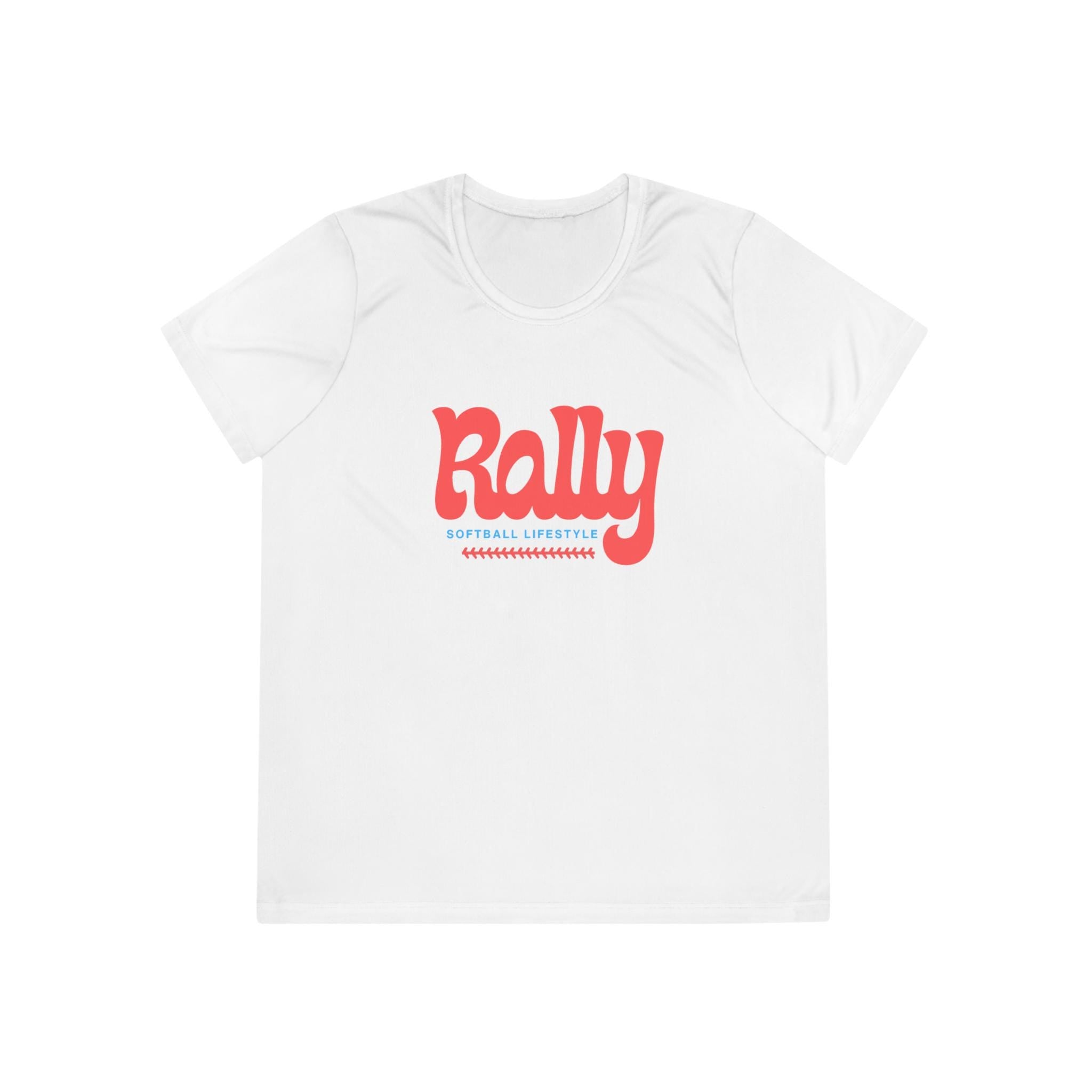 Rally Softball Lifestyle Ladies Competitor Tee, by Rally Republic