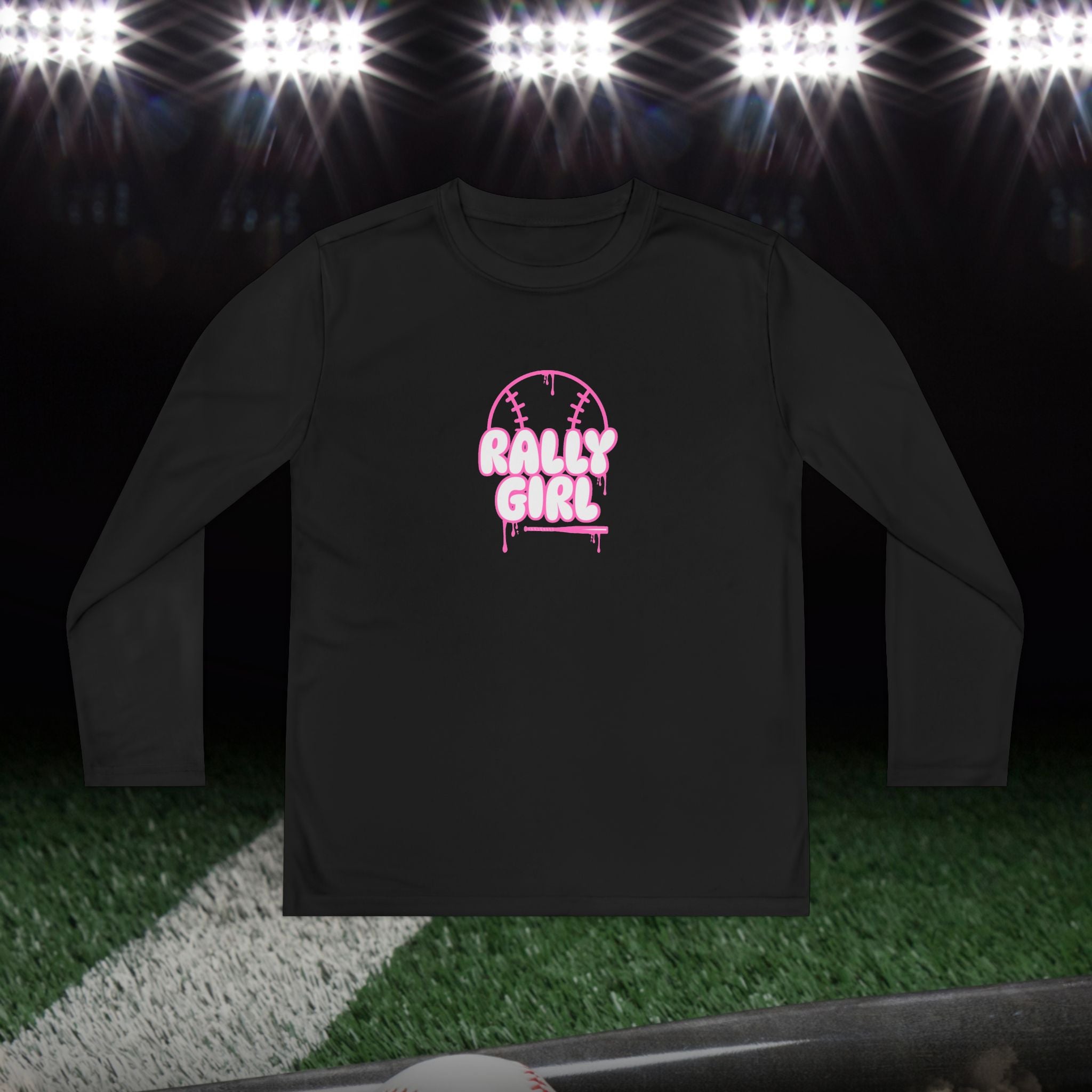 RallyGirl Drip Girl’s Long Sleeve Athletic Tee