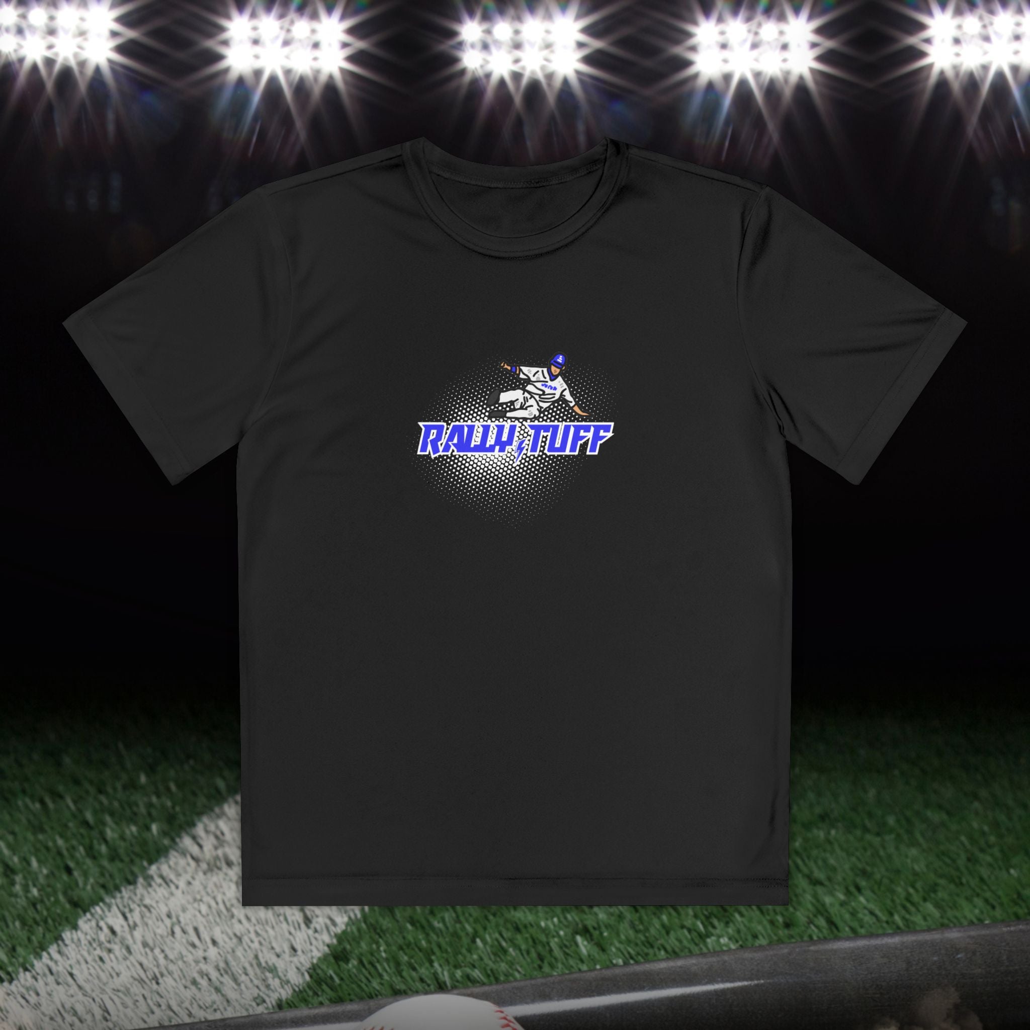 Rally TUFF On The Base-Path Boy’s Athletic Tee