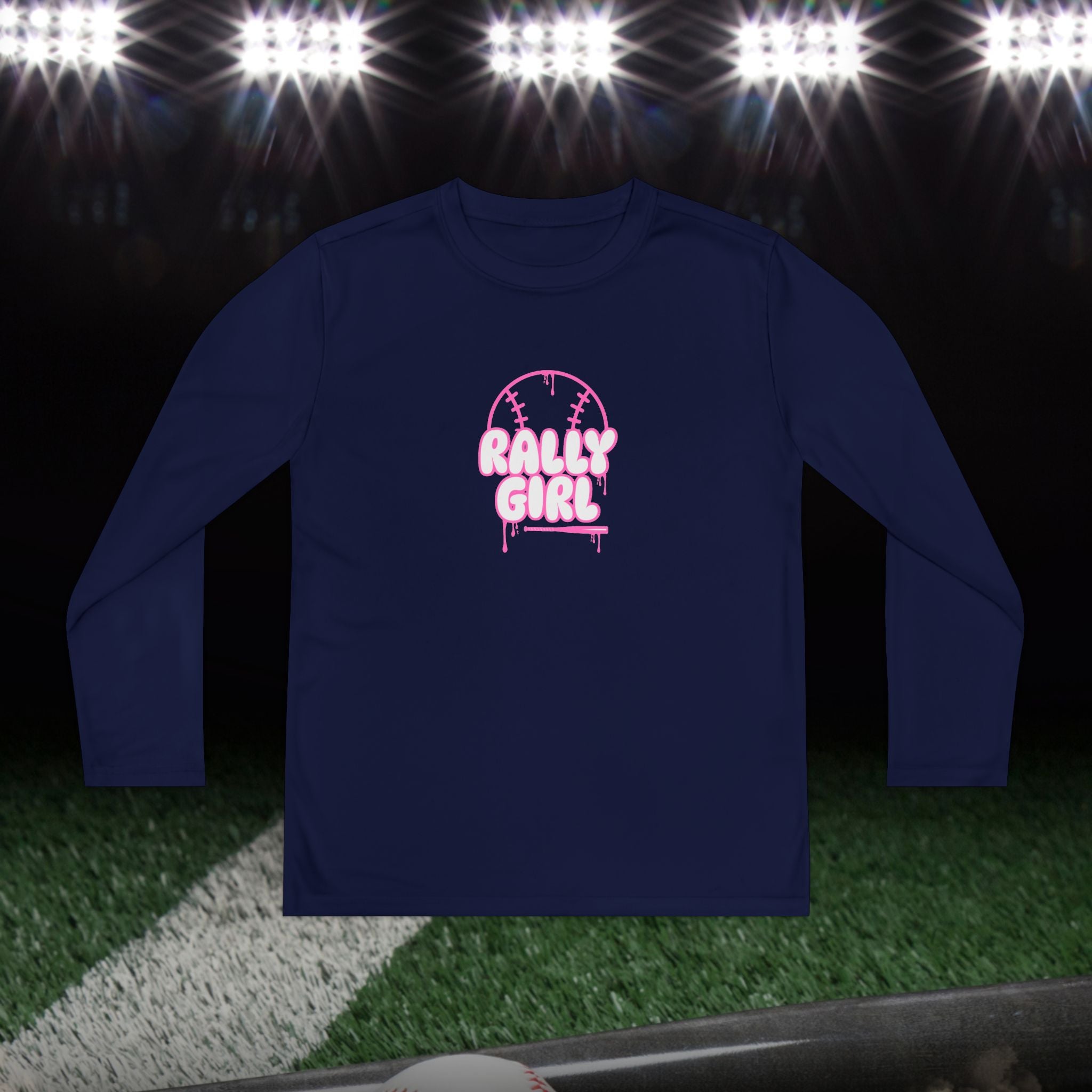 RallyGirl Drip Girl’s Long Sleeve Athletic Tee