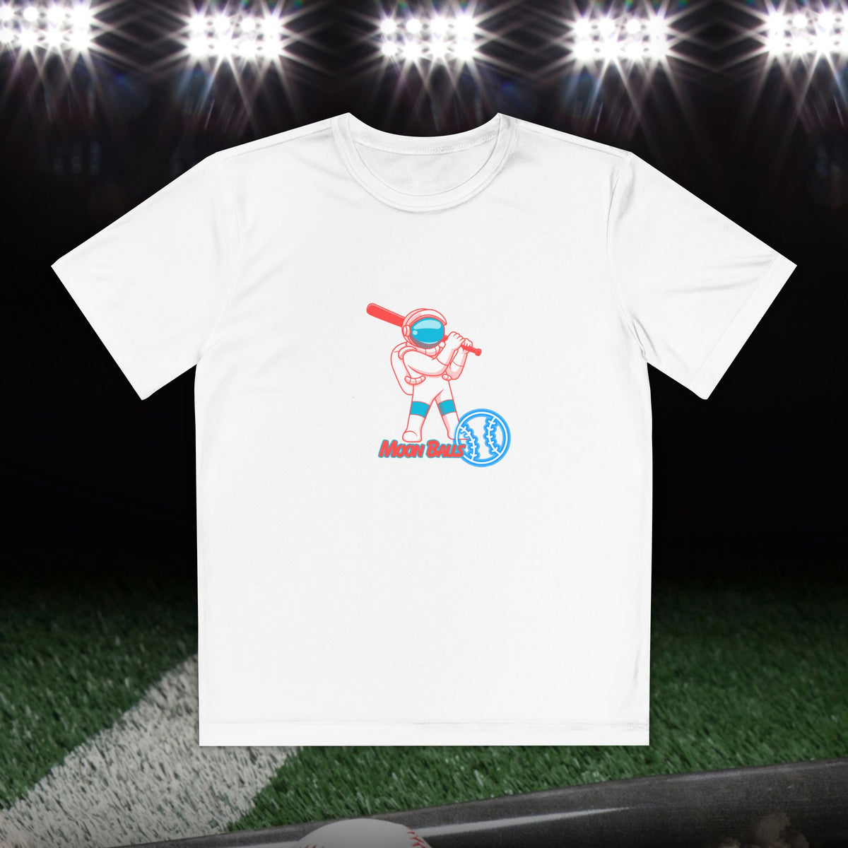 Moon Balls Boy’s Athletic Tee