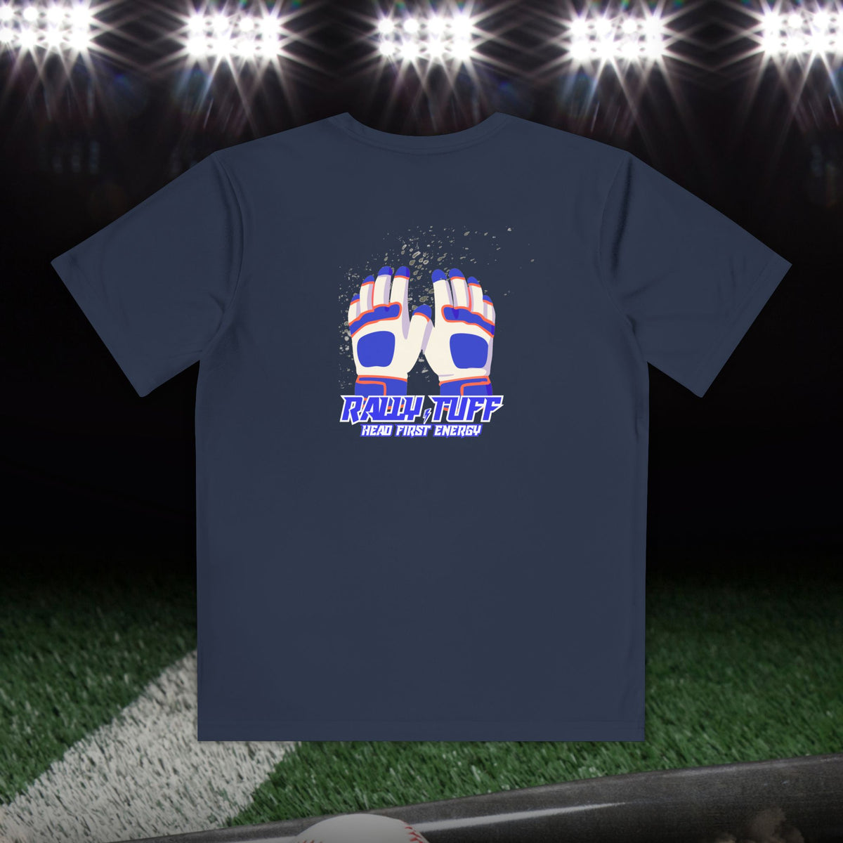 Rally TUFF “Head First Energy” Youth Athletic Tee