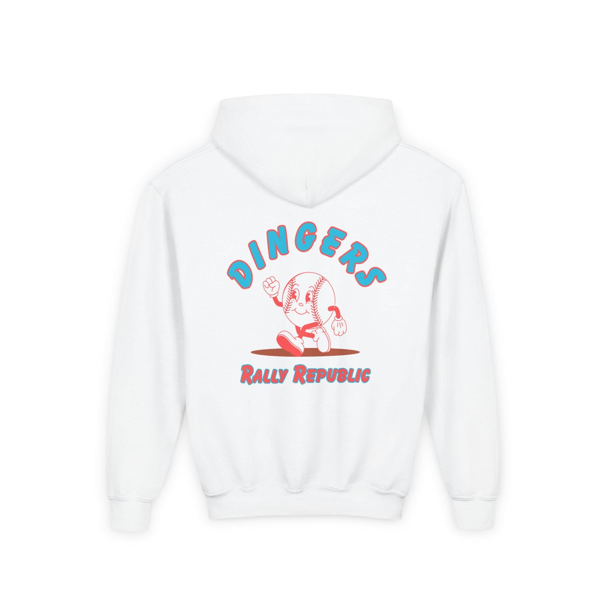 Dingers Youth Hoodie, by Rally Republic