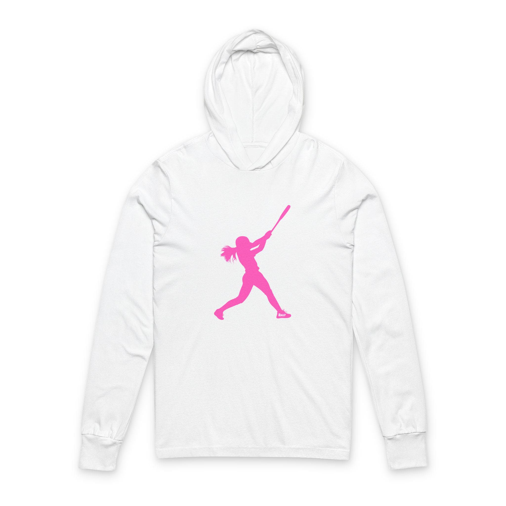Rally Girl Signature Hitter Long Sleeve Hoodie Tee, by Rally Republic