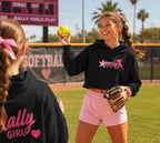 Rally Girl Cropped Hoodie, by Rally Republic