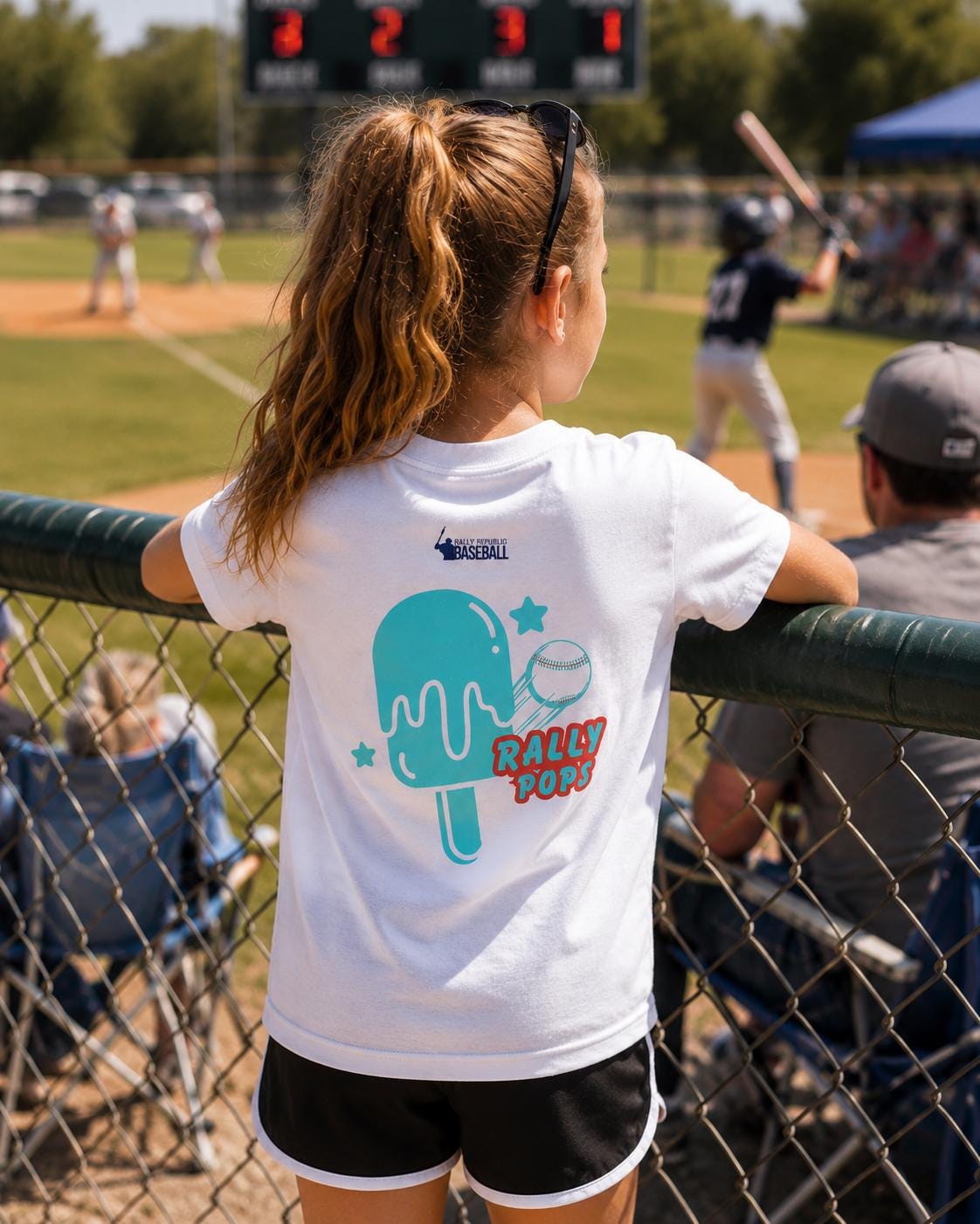 Rally Pops Youth Competitor Tee, by Rally Republic