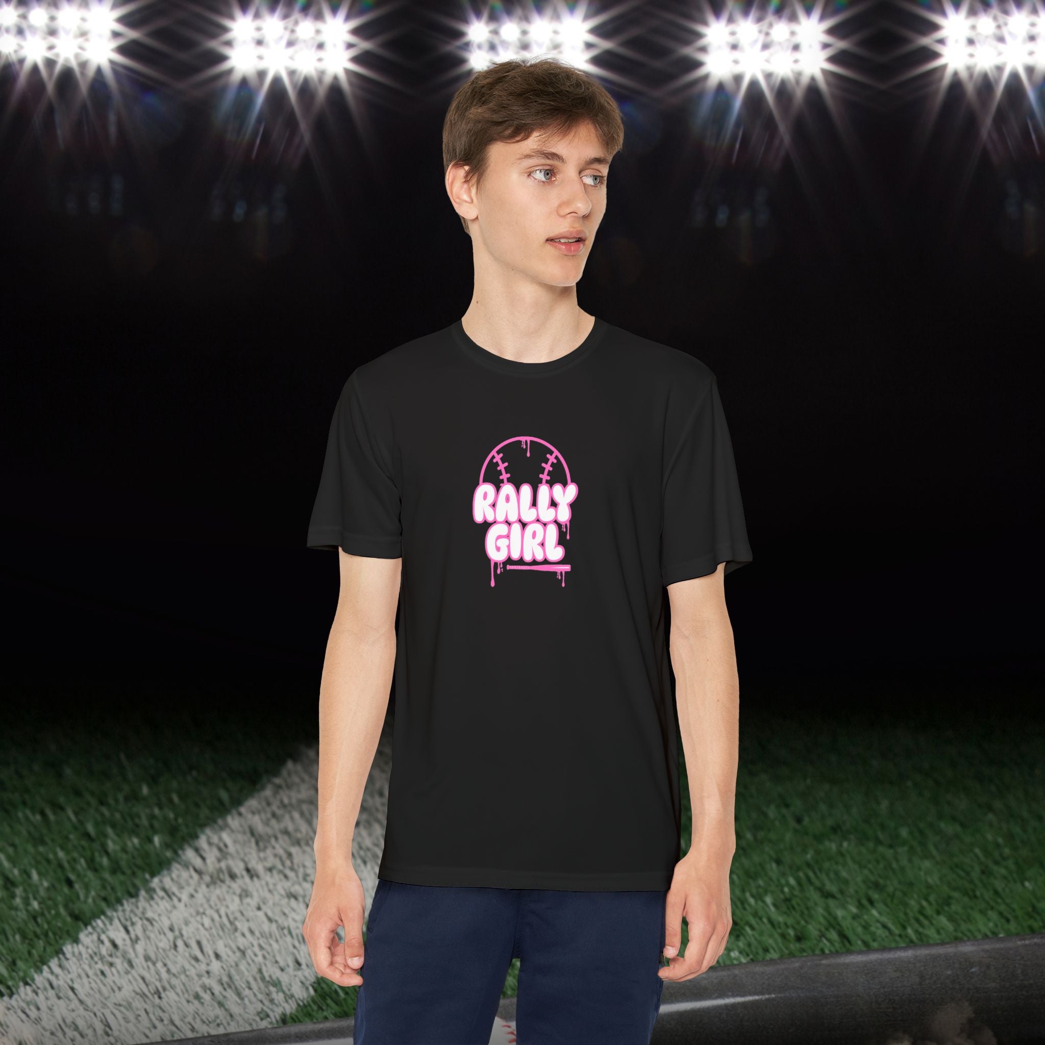 RallyGirl Drip Girl’s Athletic Tee