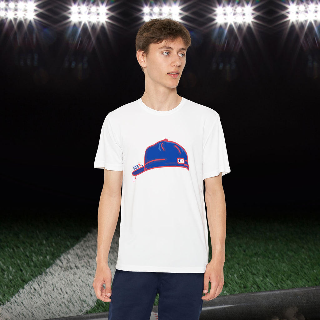 Backwards Rally Cap Boy’s Athletic Tee