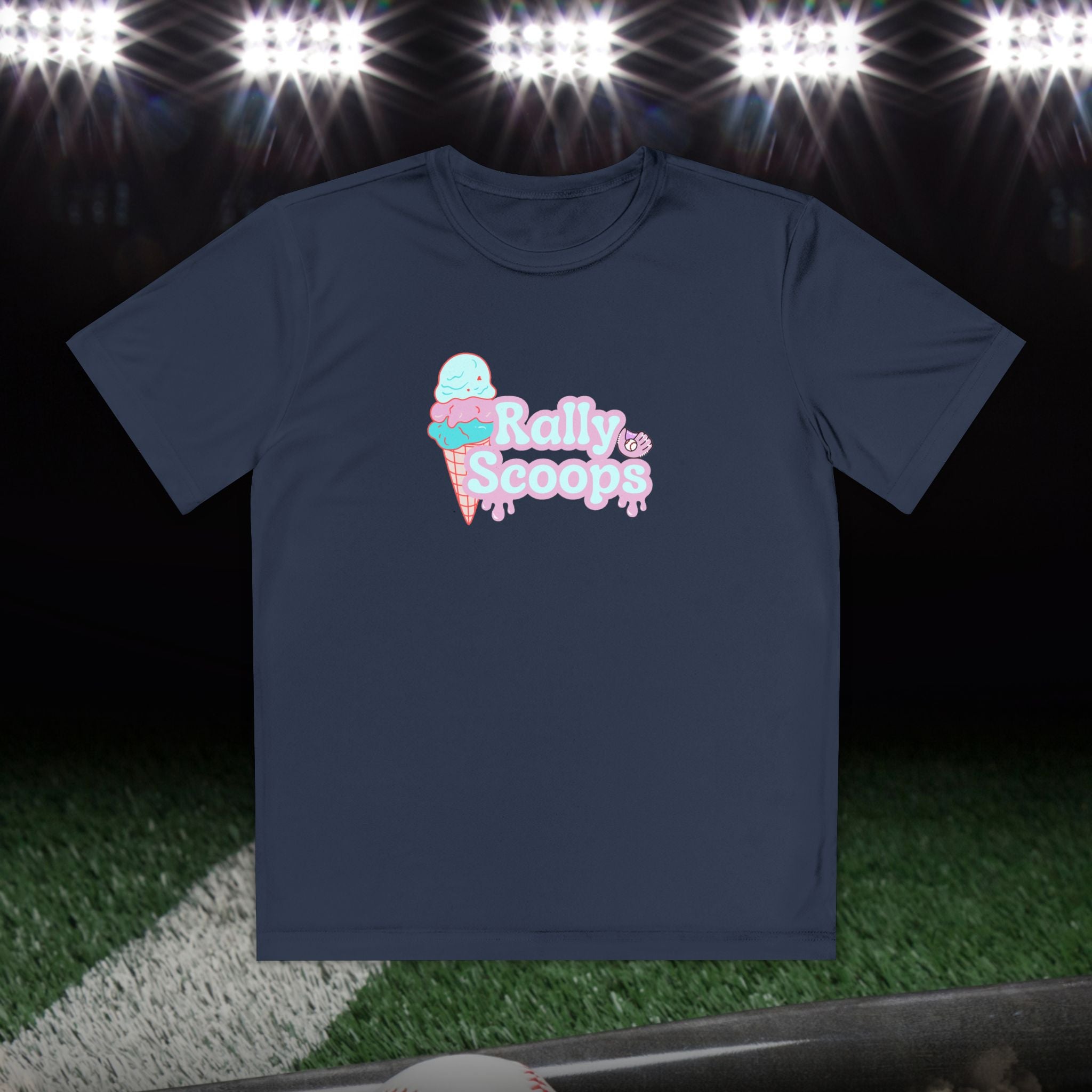 Rally Scoops Girl’s Athletic Tee