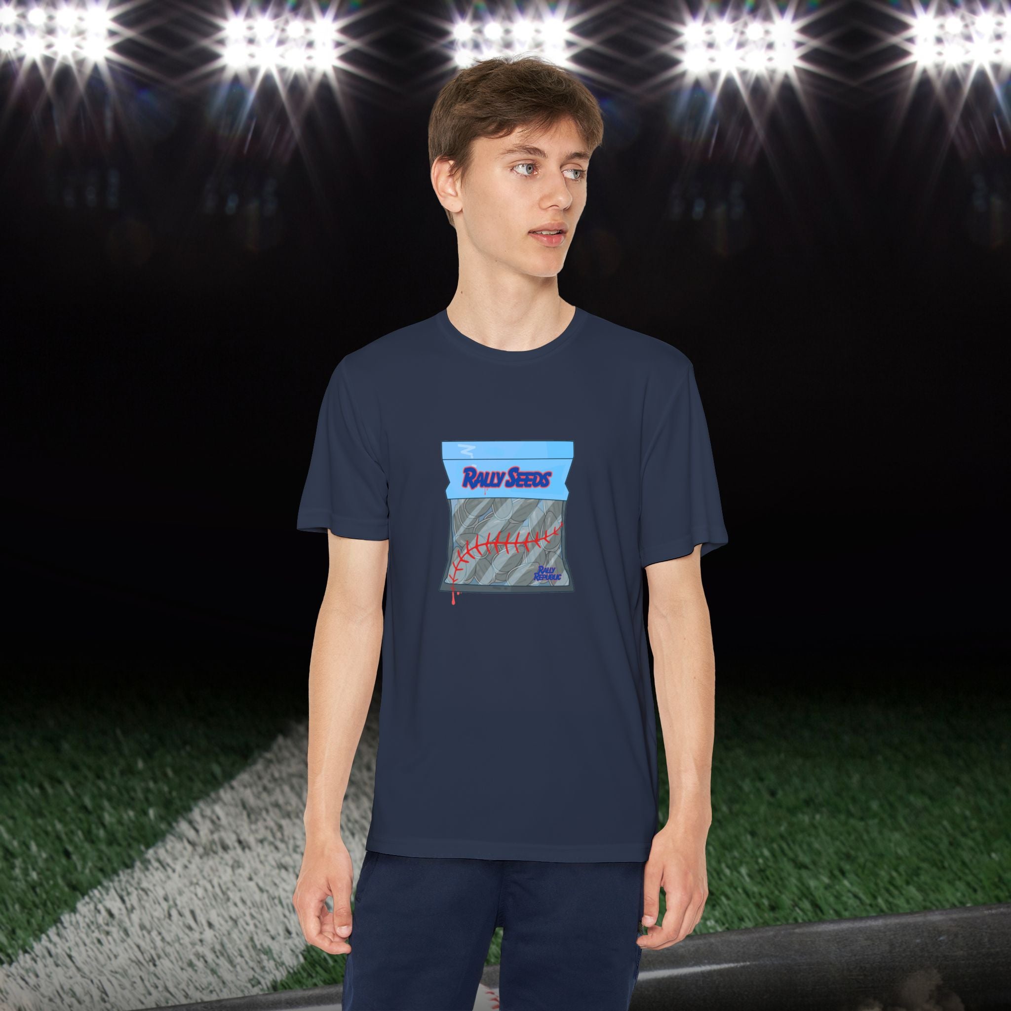 Pass The Rally Seeds Boy’s Athletic Tee