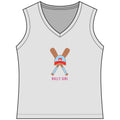 Rally Girl Gingham Women's Sleeveless Competitor V-Neck Tee, by Rally Republic