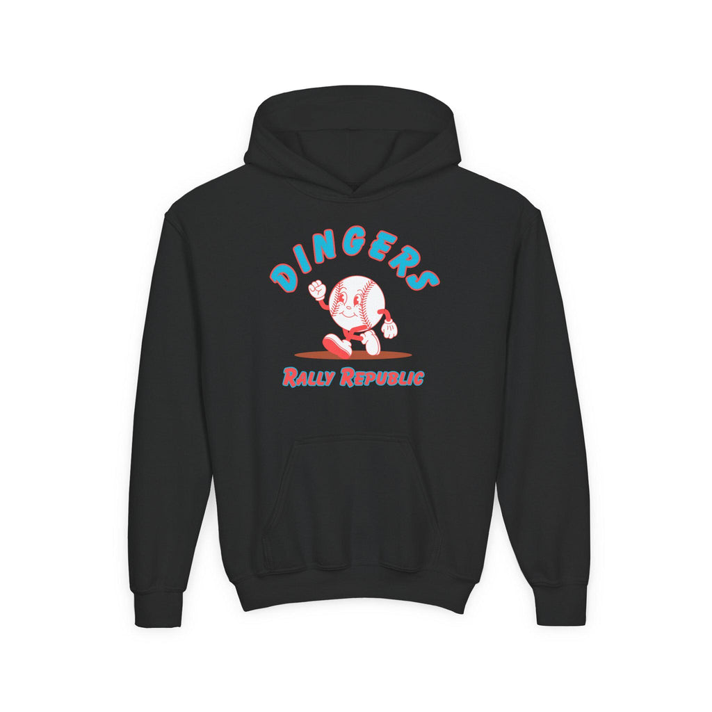 Dingers Youth Hoodie, by Rally Republic