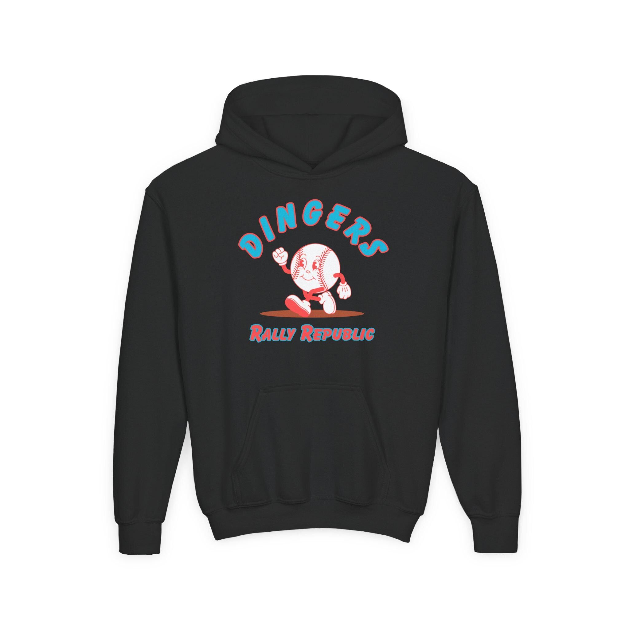 Dingers Youth Hoodie, by Rally Republic