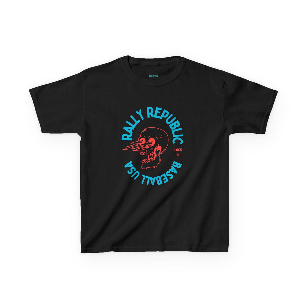 Rally Republic Baseball Lock In Kids Tee (blue)