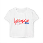 Rally in the USA Women's Baby Tee, by Rally Republic