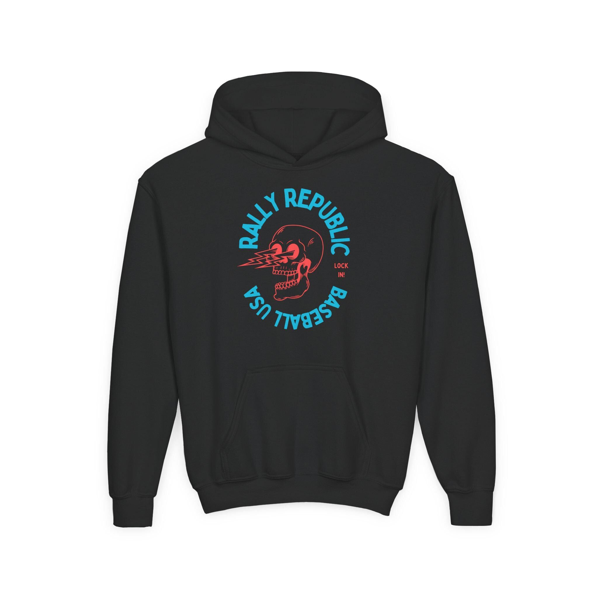 Rally Republic Baseball Lock In Youth Hoodie