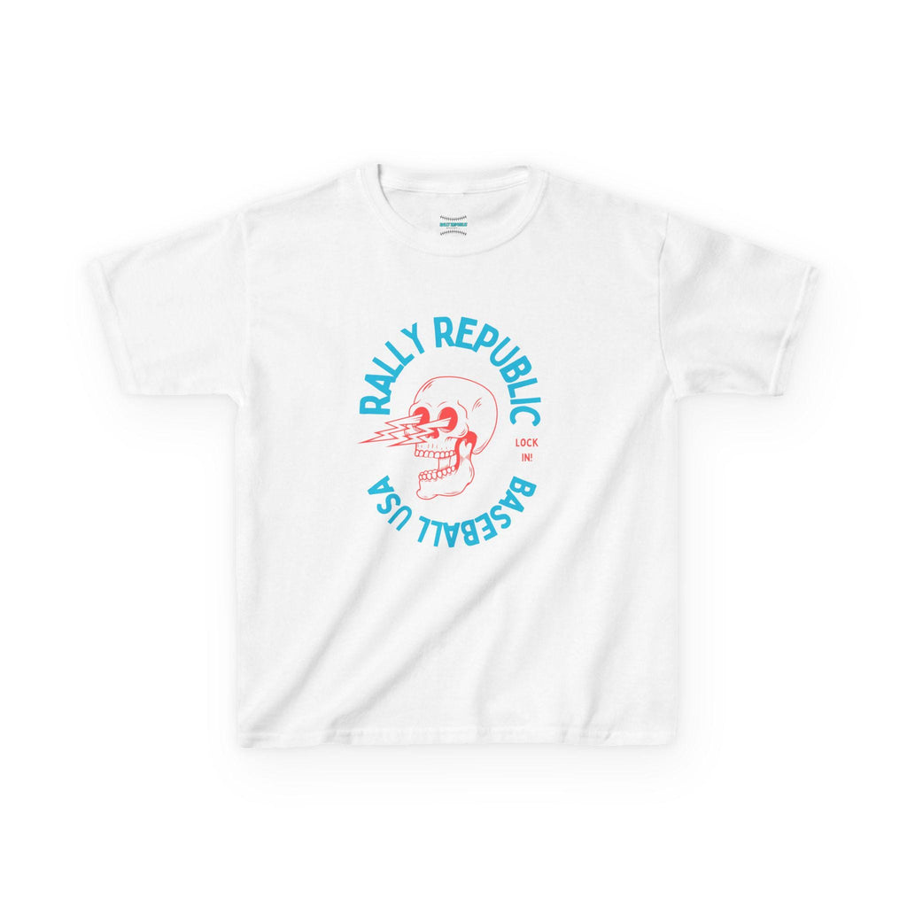 Rally Republic Baseball Lock In Kids Tee (blue)